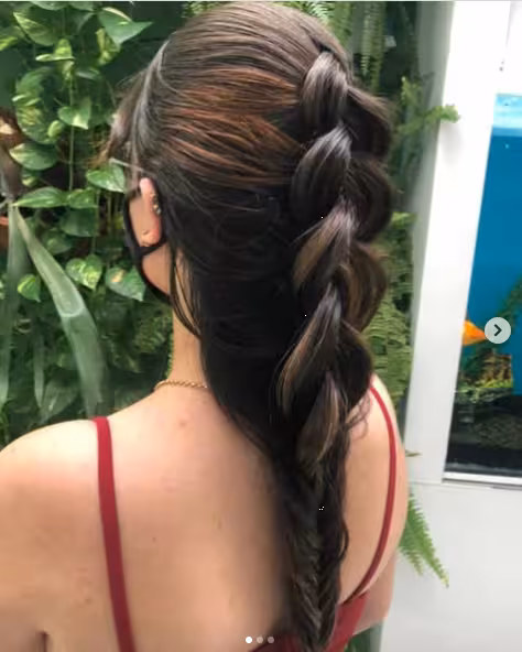 Penteado estilizado
